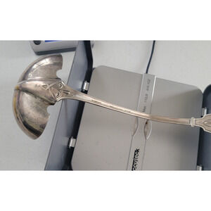 Schulz and Fischer Sterling Ladle, Faralone 6.2oz 12.25 in